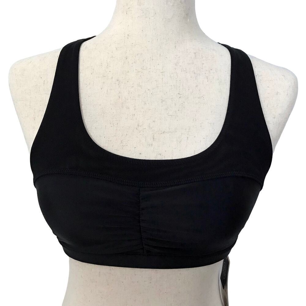 Roxy NWT Black Pull On Sports Bra Women S